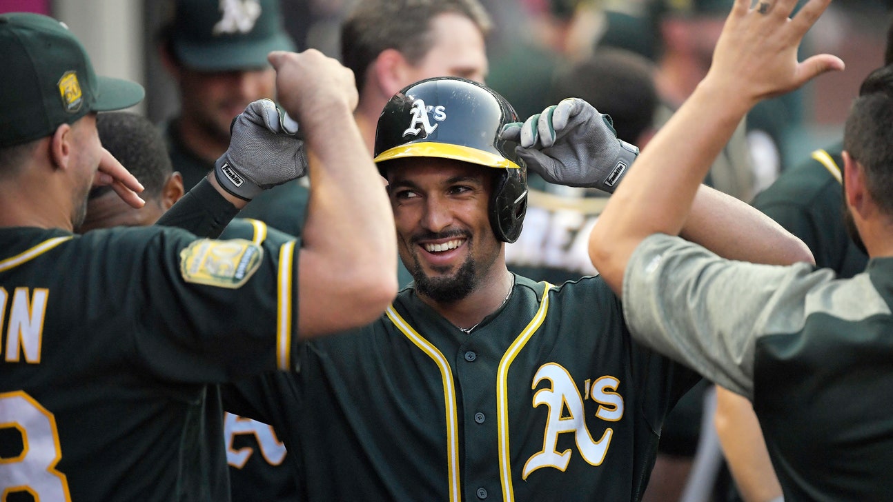 Semien, Jackson lead Athletics past Angels 7-0