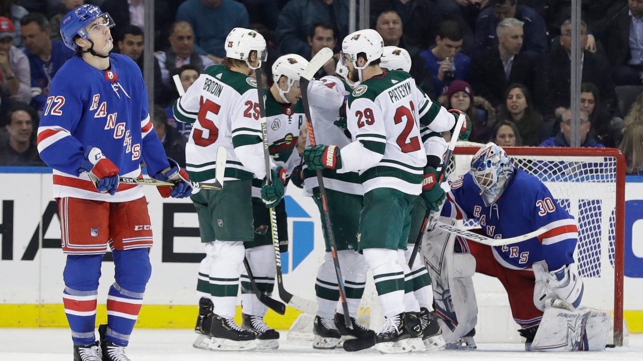 Wild end 5-game slide with 4-1 victory over the Rangers