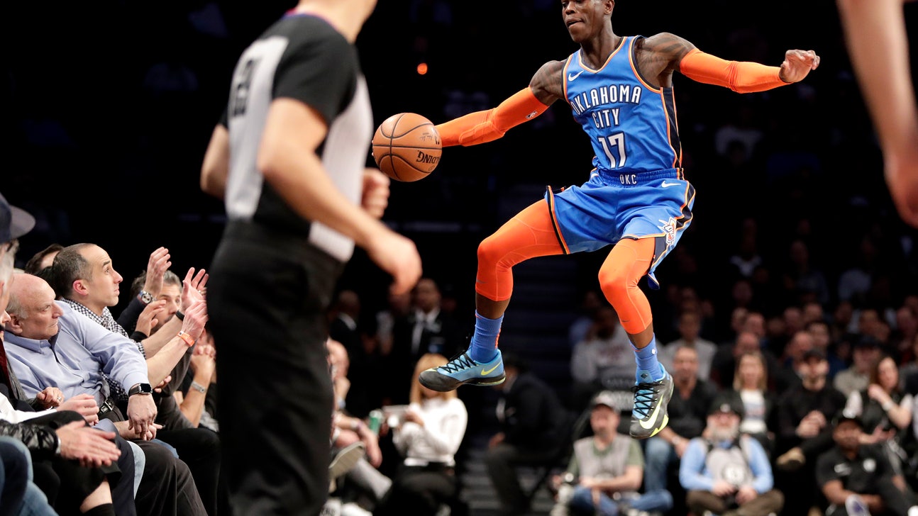 George scores 25 of 47 in 4th, rallies Thunder past Nets