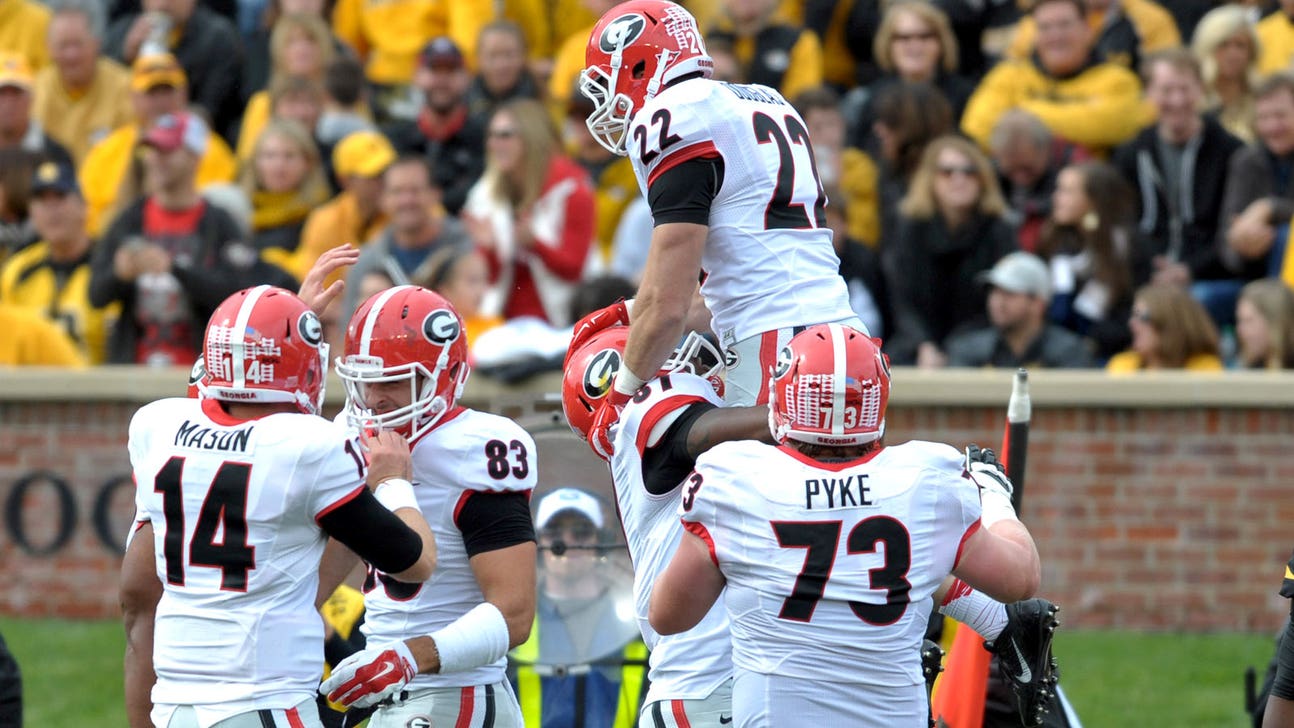 Georgia pays tribute to suspended Todd Gurley with hand gesture