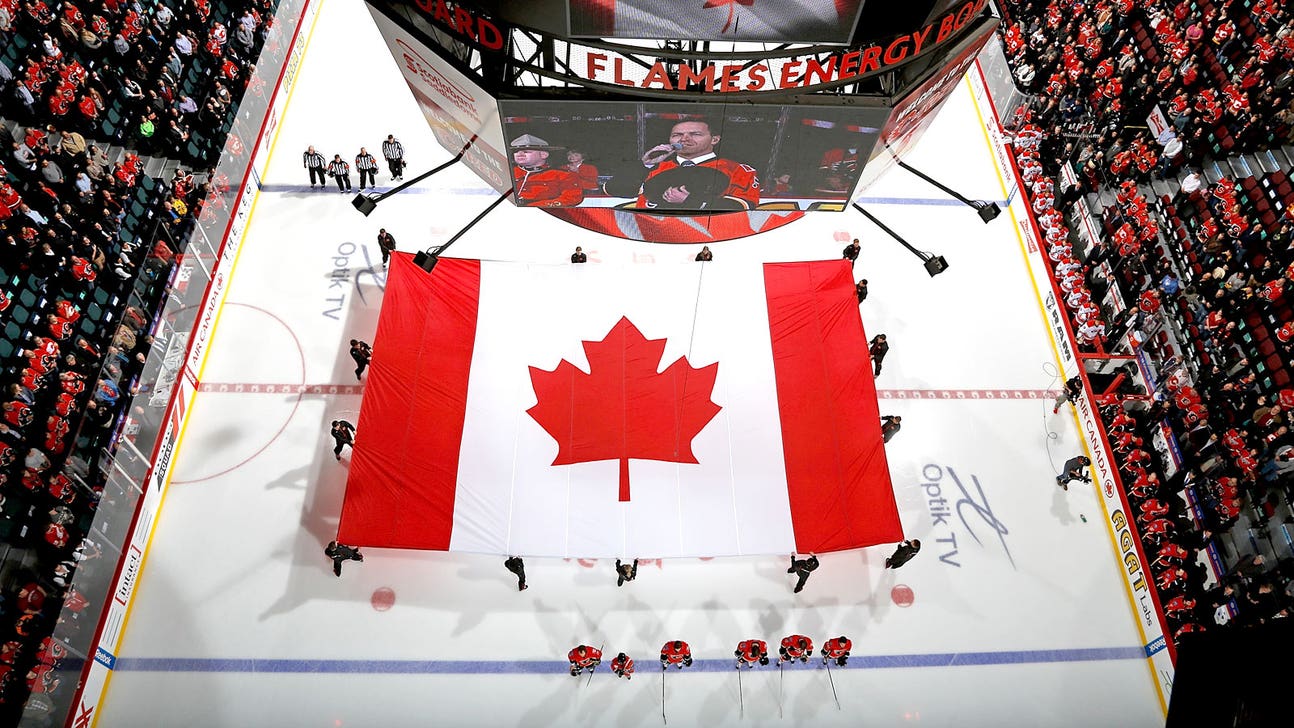 Canada comes together in stirring memorial service before NHL games
