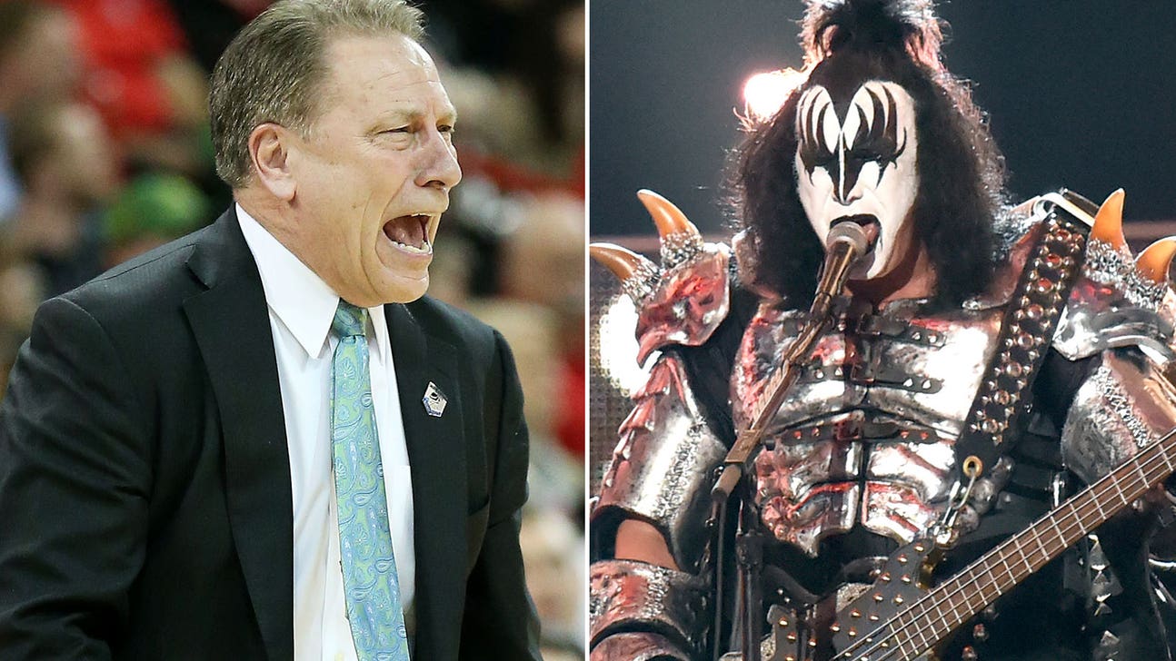 Tom Izzo decks out in full KISS regalia for Michigan State Midnight Madness