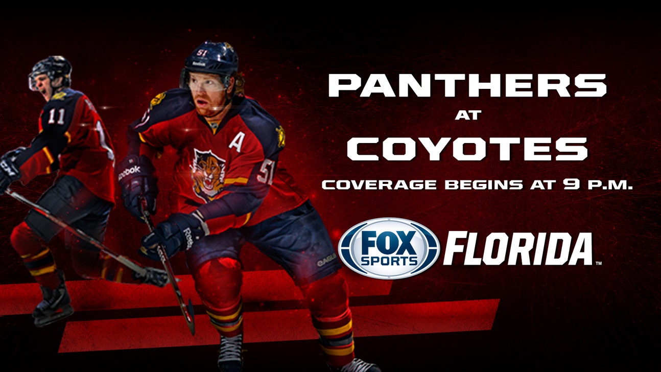 Panthers at Coyotes LIVE Game Trax