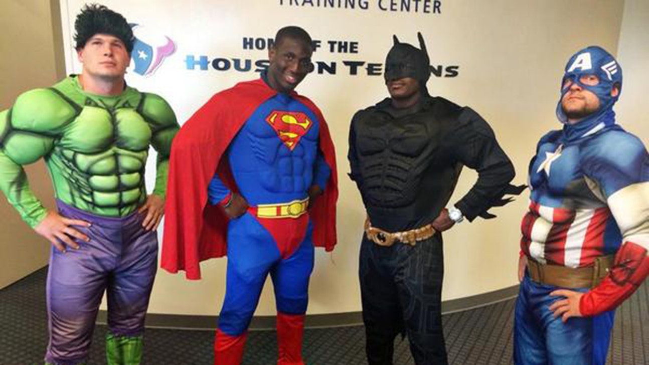 Texans rookies dress up for Halloween fun