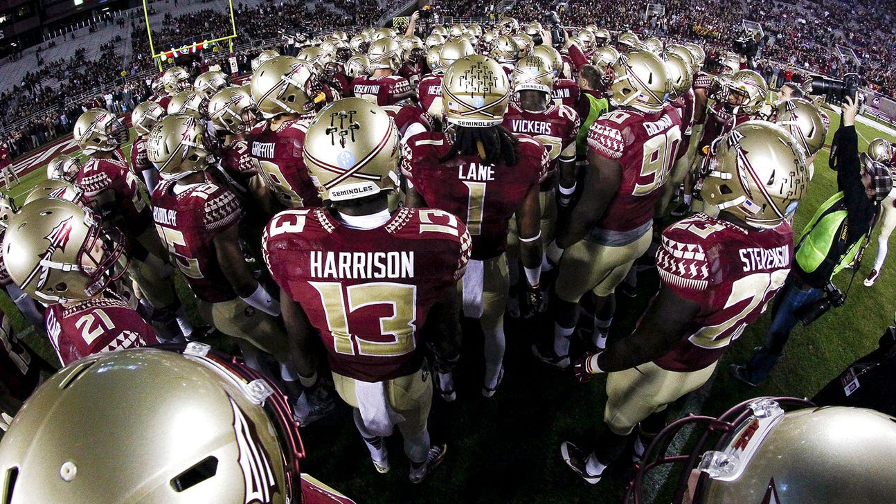 Florida State to honor shooting victims with ribbon helmet decals