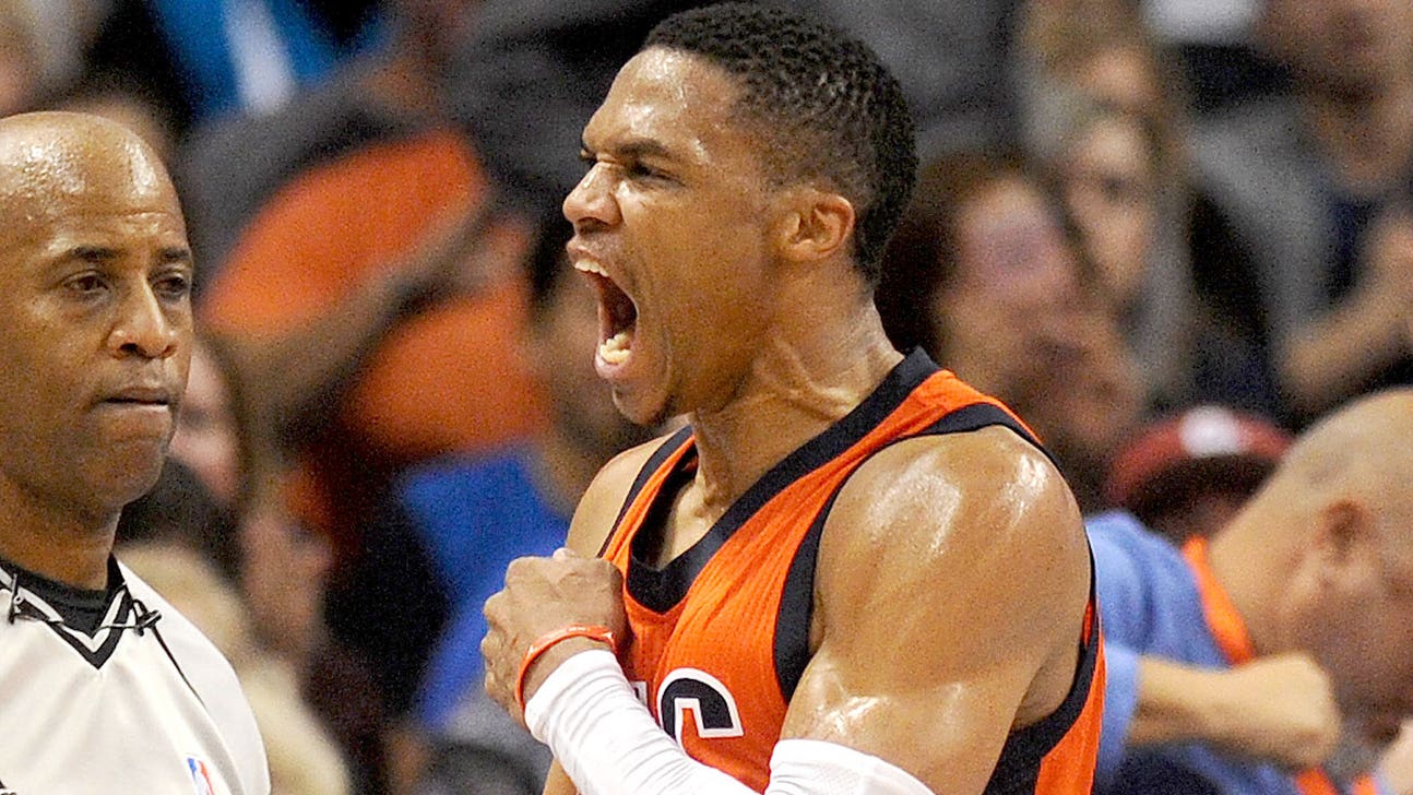 Westbrook gets triple-double, Thunder beat Kings 98-95