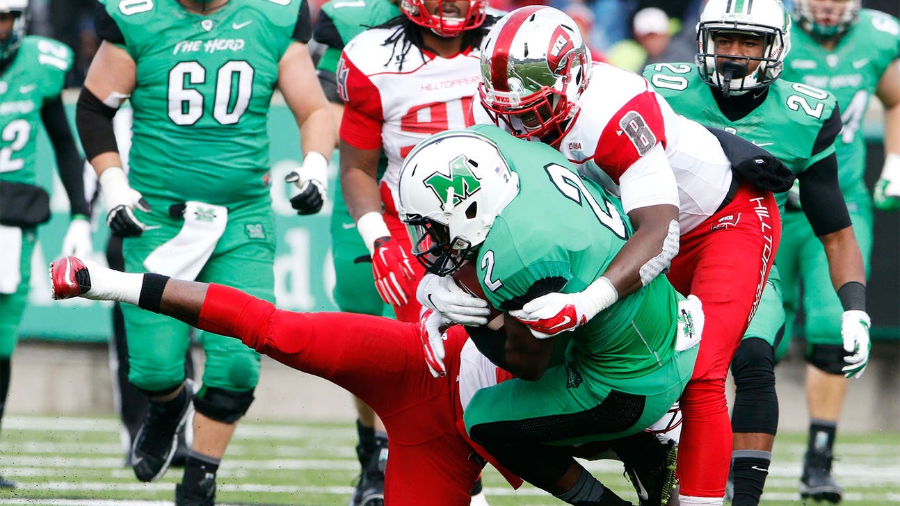 Marshall, WKU fight before game, then tally 91 points in wild first half