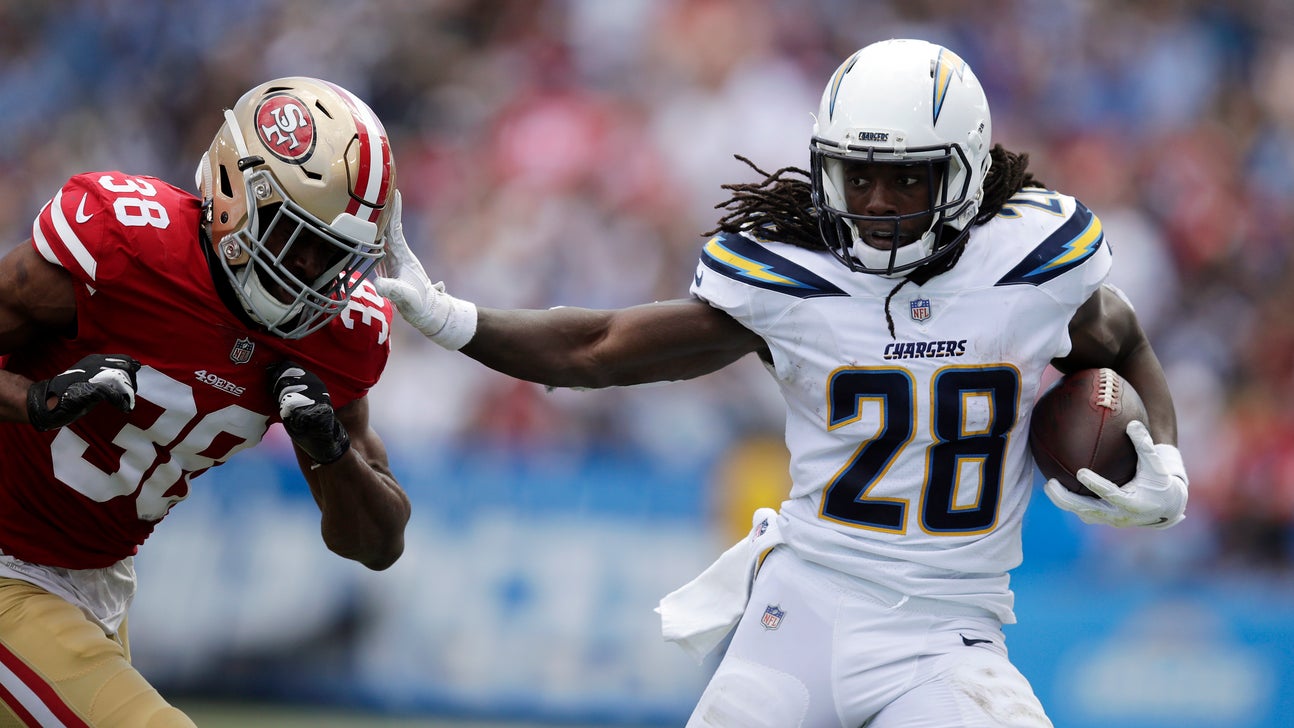 Rivers throws for 3 TDs as Chargers rally to beat 49ers