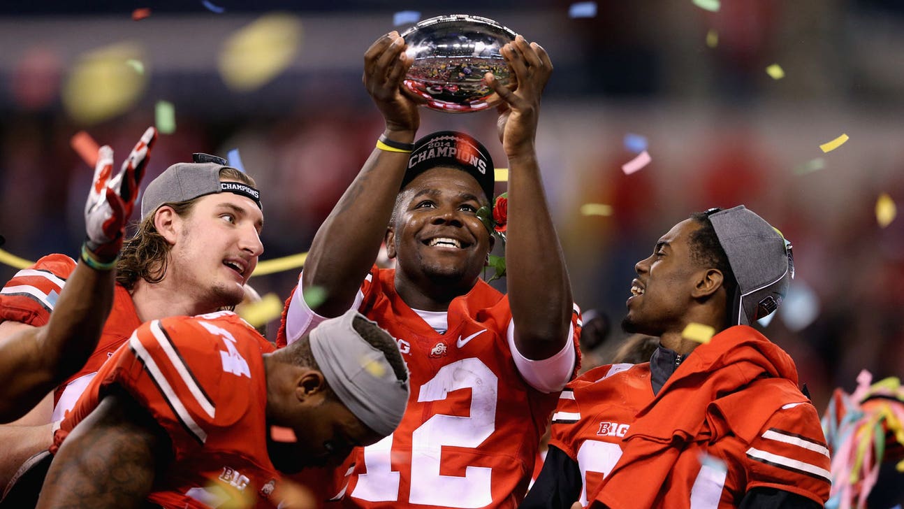 Buckeyes dance in the locker room following big win