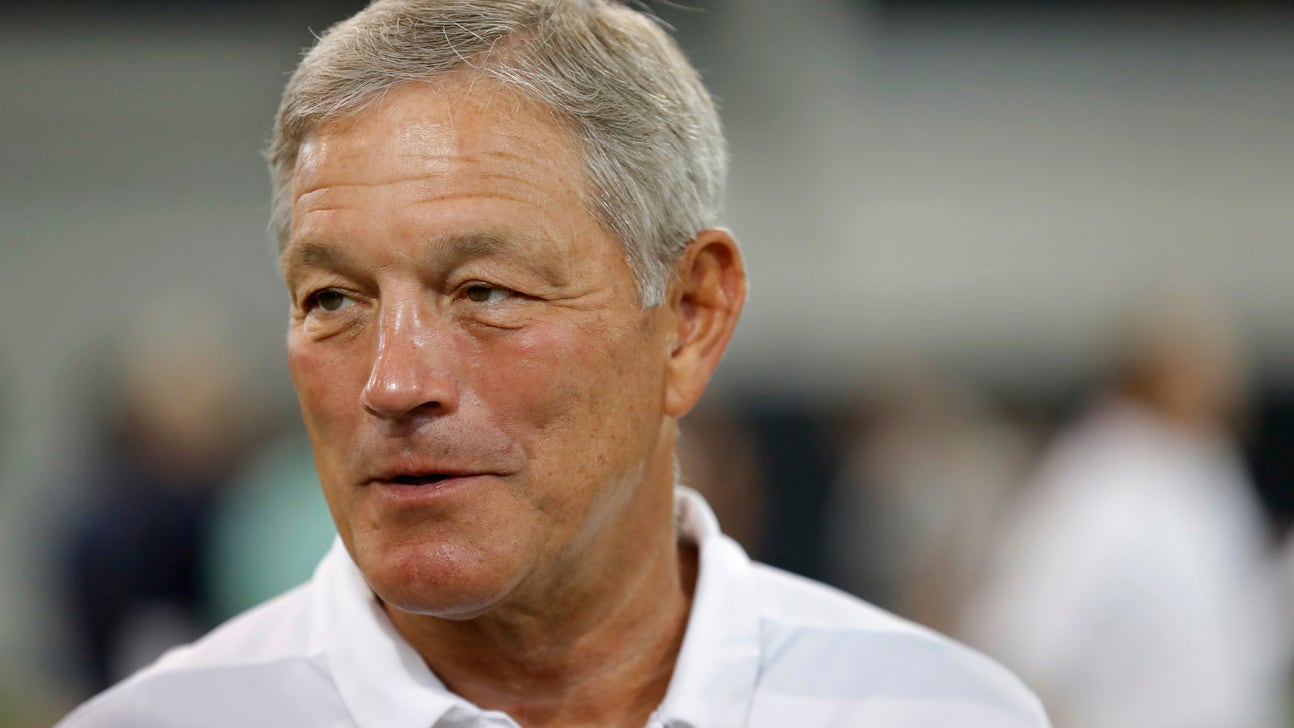Iowa's Ferentz looking for school wins record vs. NIU