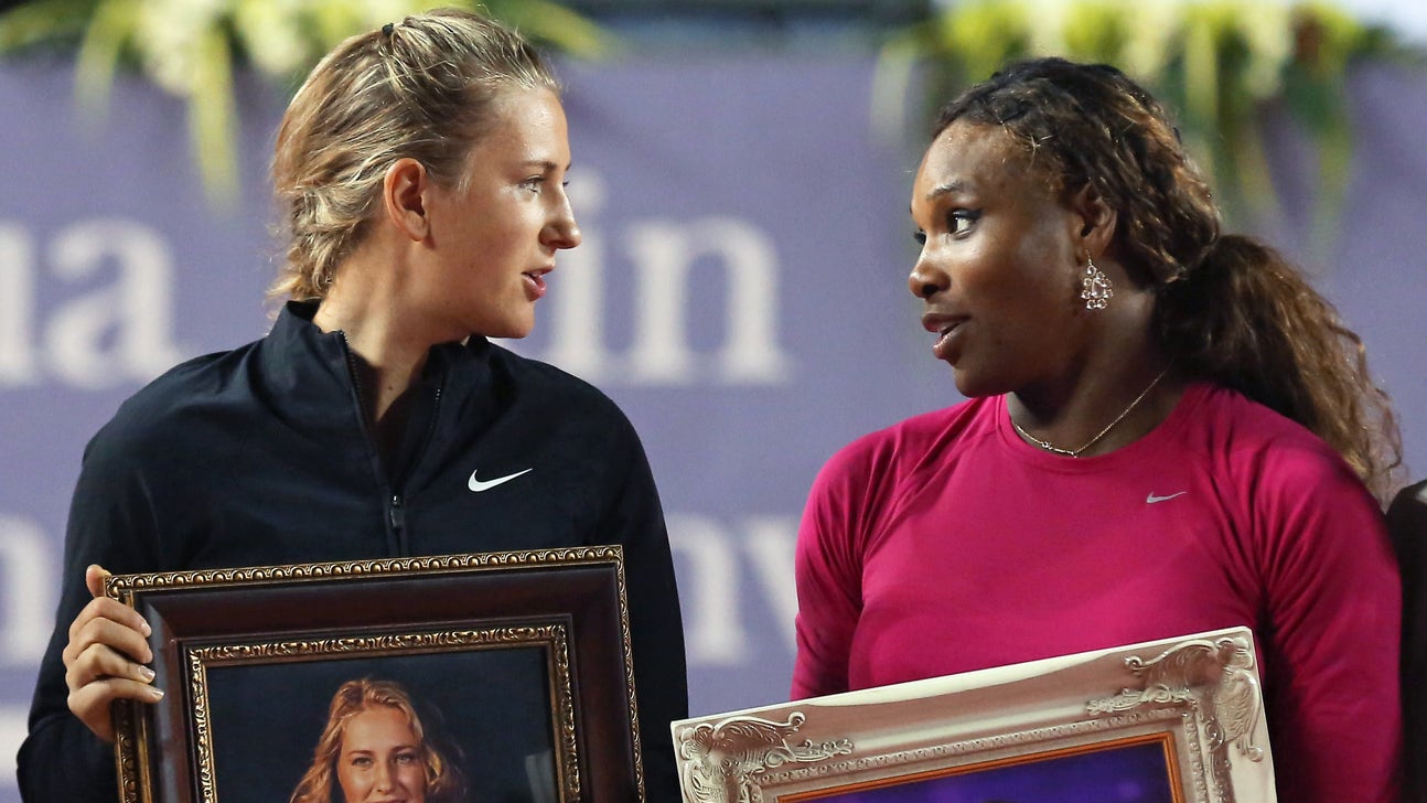 Awkward glance between Serena Williams, Victoria Azarenka says it all