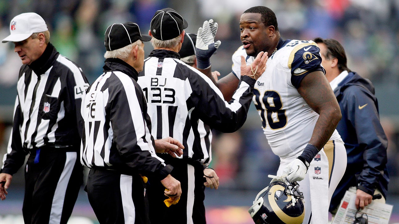 Did Rams DT Kendall Langford really deserve to be ejected for this?
