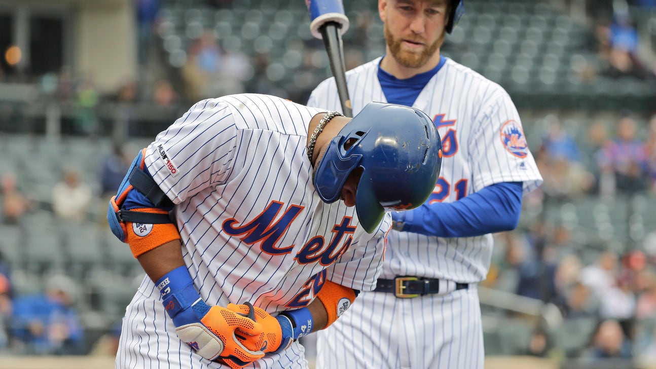 Yelich, Canó both injured as Mets beat Brewers 5-2
