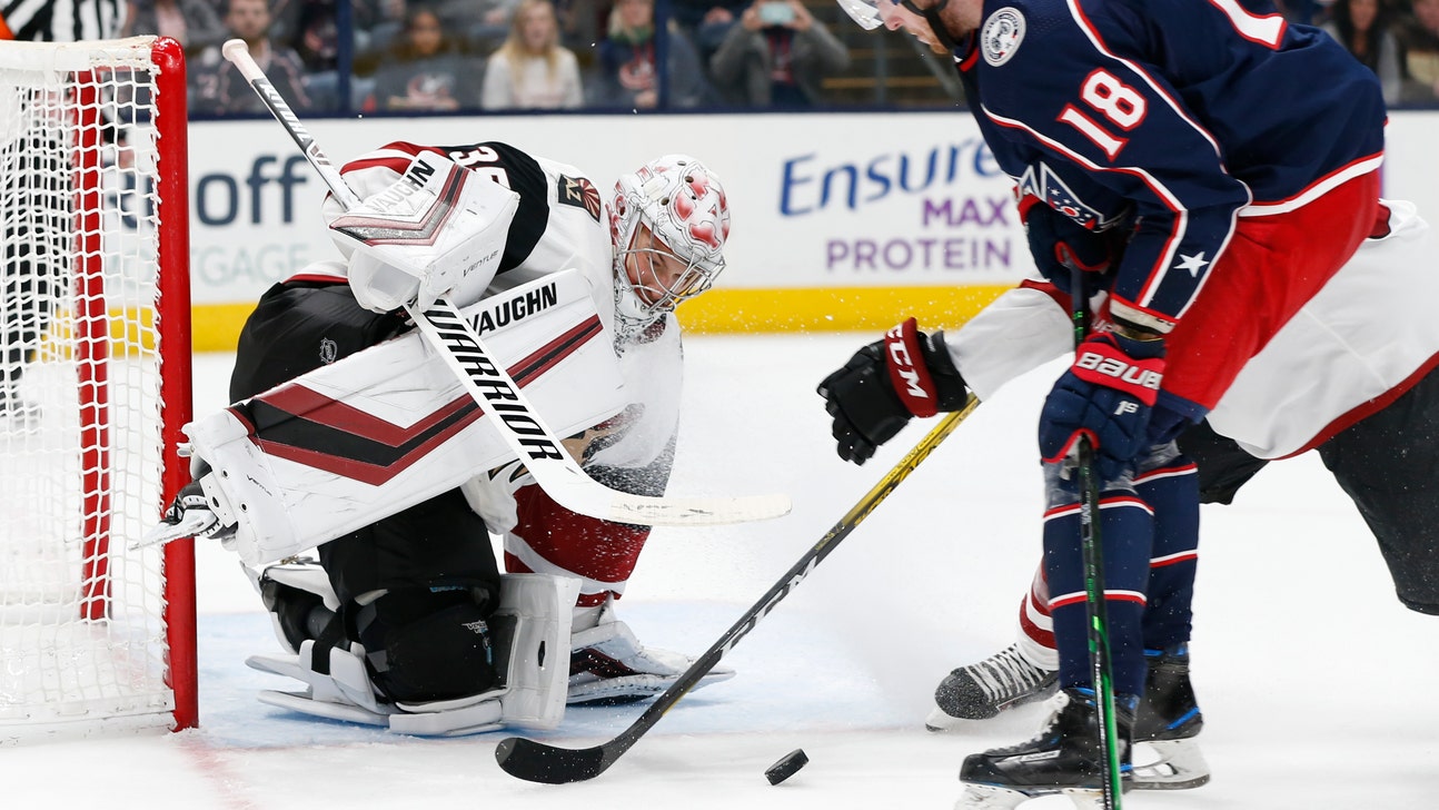 Kuemper, Coyotes hold off Blue Jackets 4-2