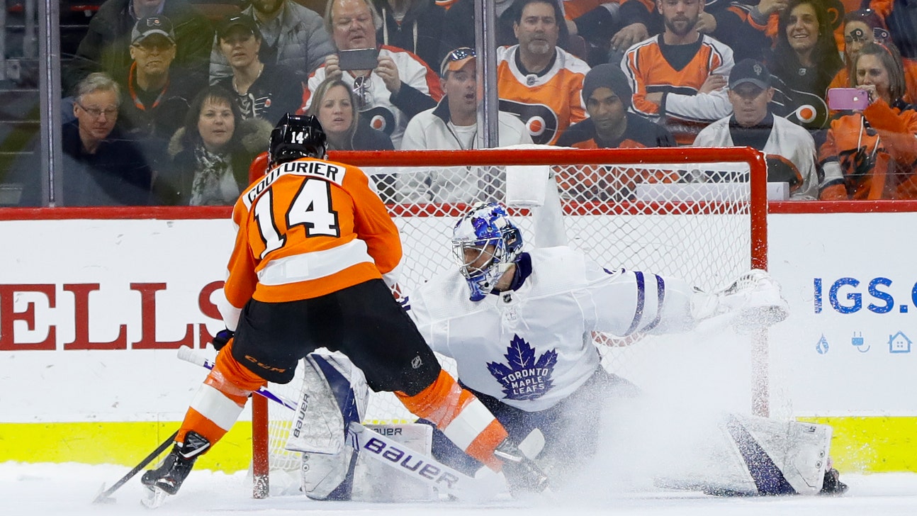 Couturier lifts Flyers to 5-4 shootout win over Maple Leafs