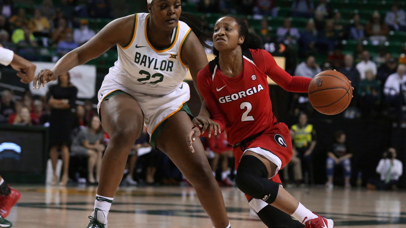 No. 7 Baylor women rebound from 1st loss 72-38 over Georgia