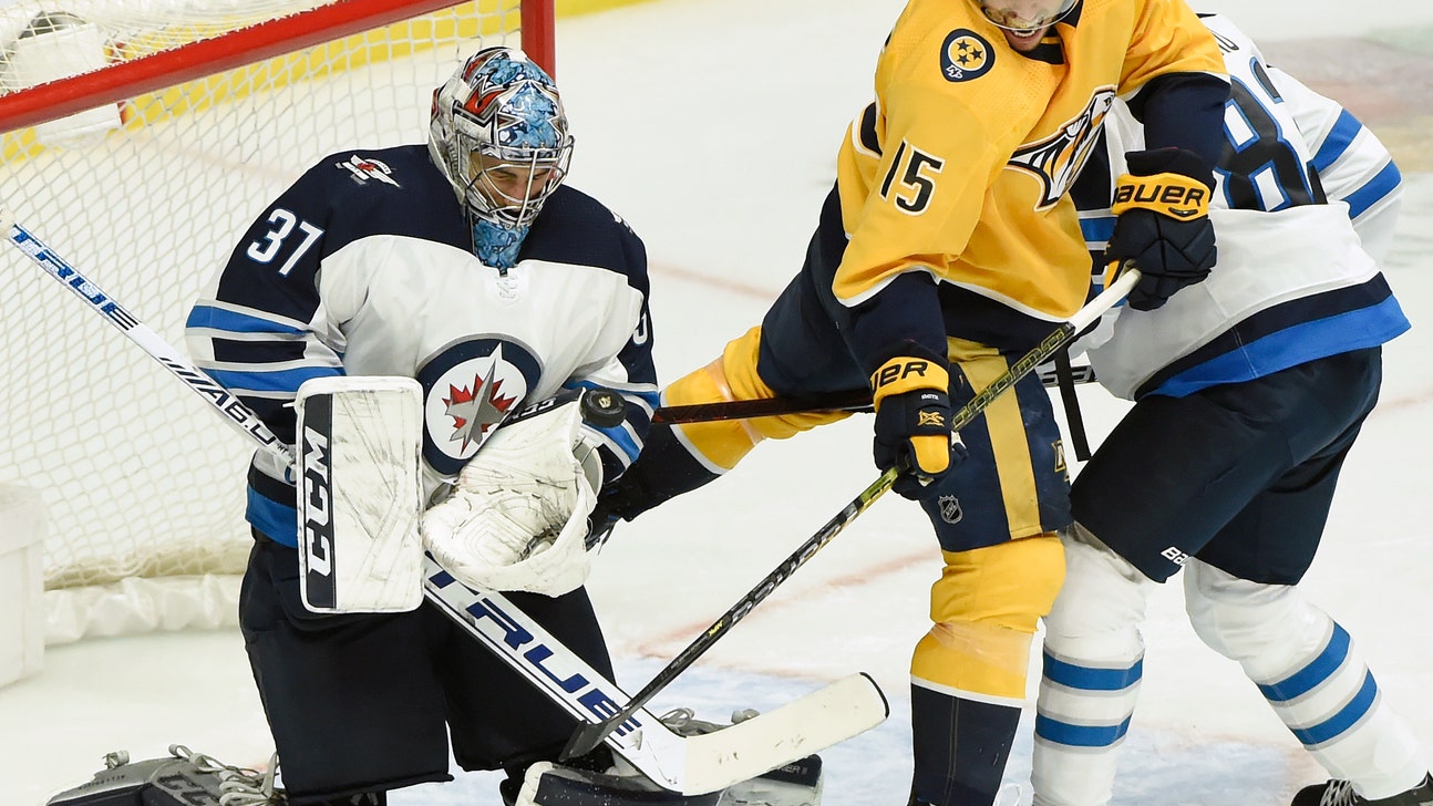 Hellebuyck makes 37 saves as Jets beat Predators 5-1