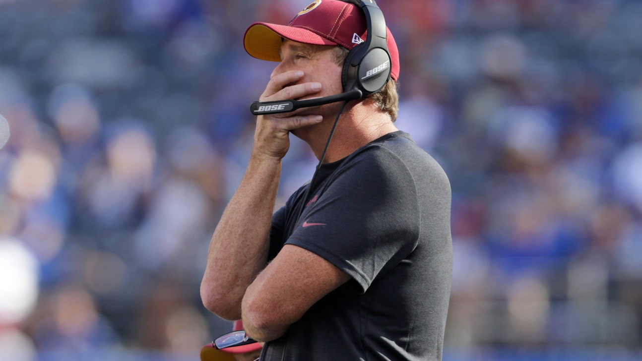 Haskins struggles in debut after replacing Keenum at QB