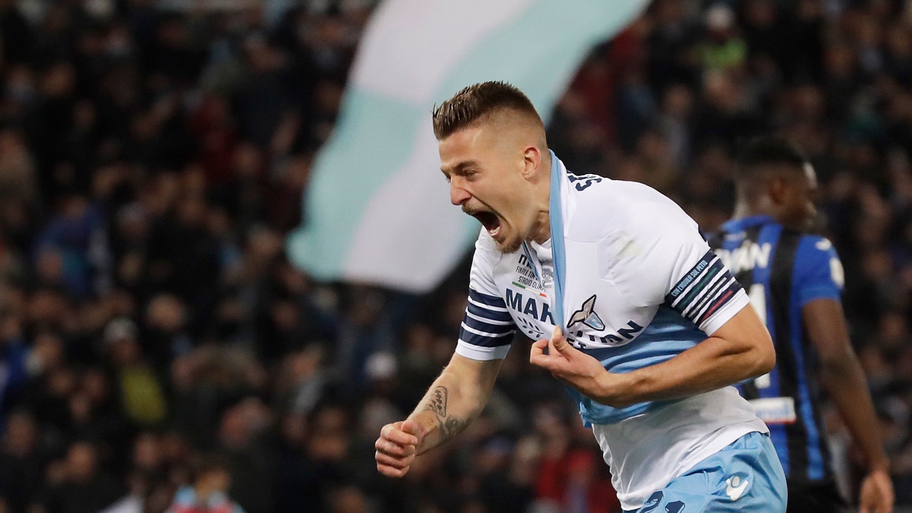 Lazio beats Atalanta 2-0 to win Italian Cup