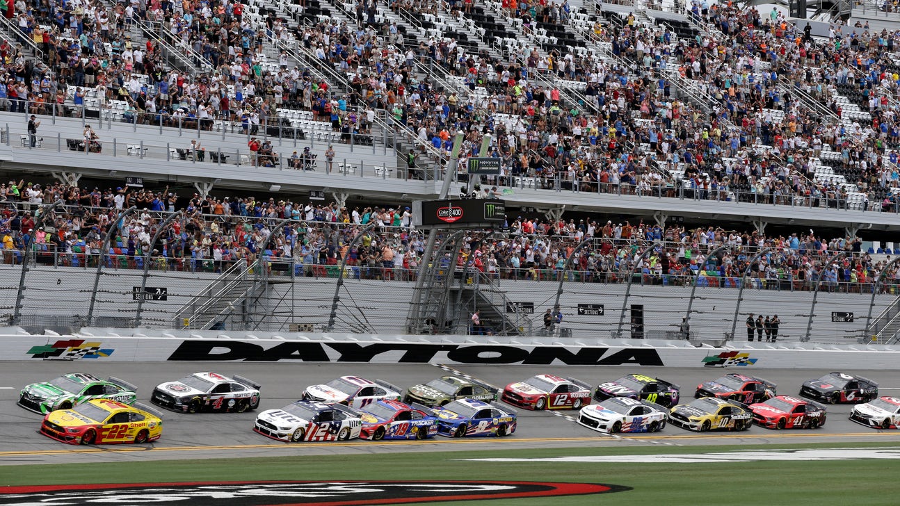 The Latest: Haley wins rain-shortened Cup race at Daytona