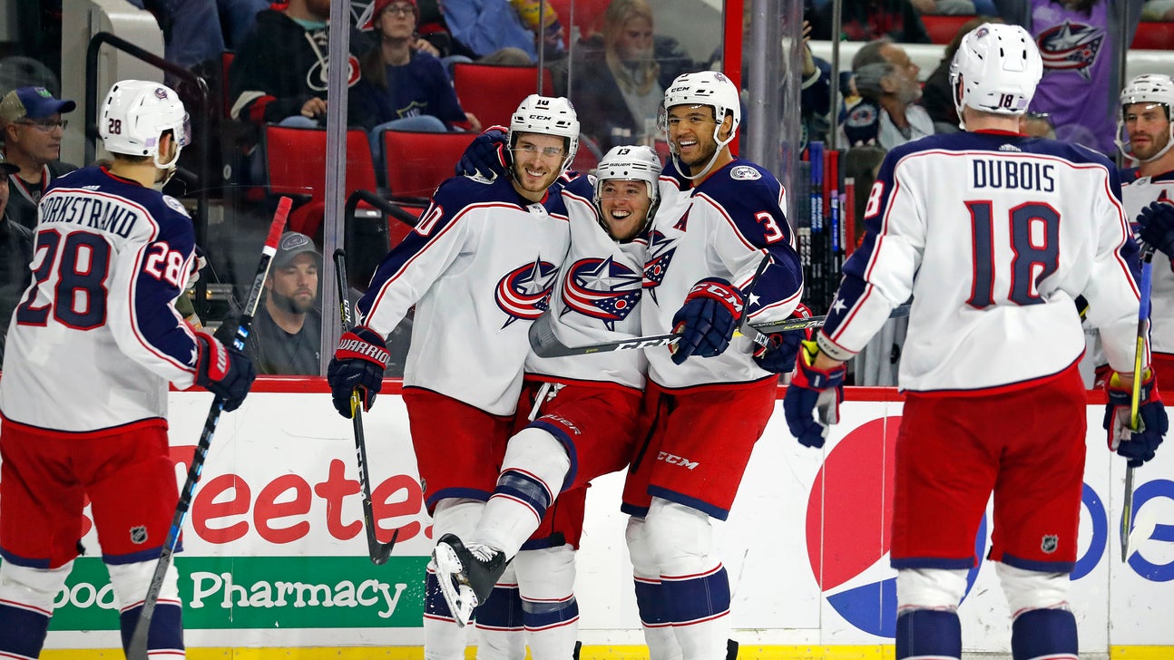 Atkinson’s hat trick leads Blue Jackets past Hurricanes 4-1