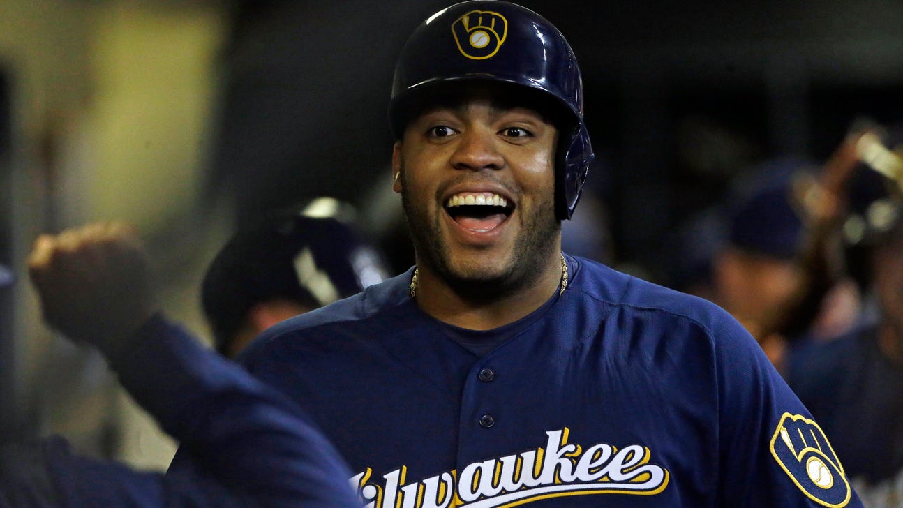 Aguilar homers, Brewers come through late to beat Rockies