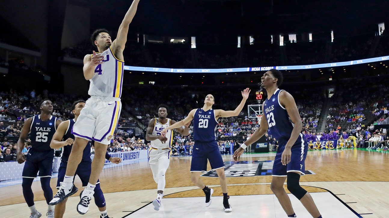 Mays scores 19, LSU escapes with 79-74 win against Yale