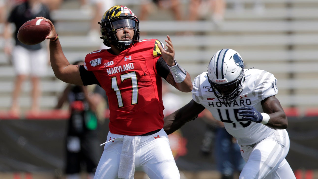 Maryland rolls past Howard 79-0 in Locksley, Jackson debuts