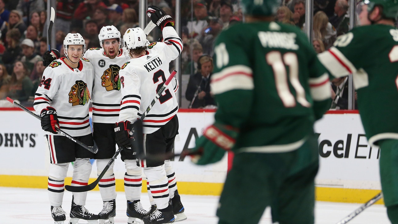 Gustafsson’s second goal lifts Blackhawks past Wild in OT