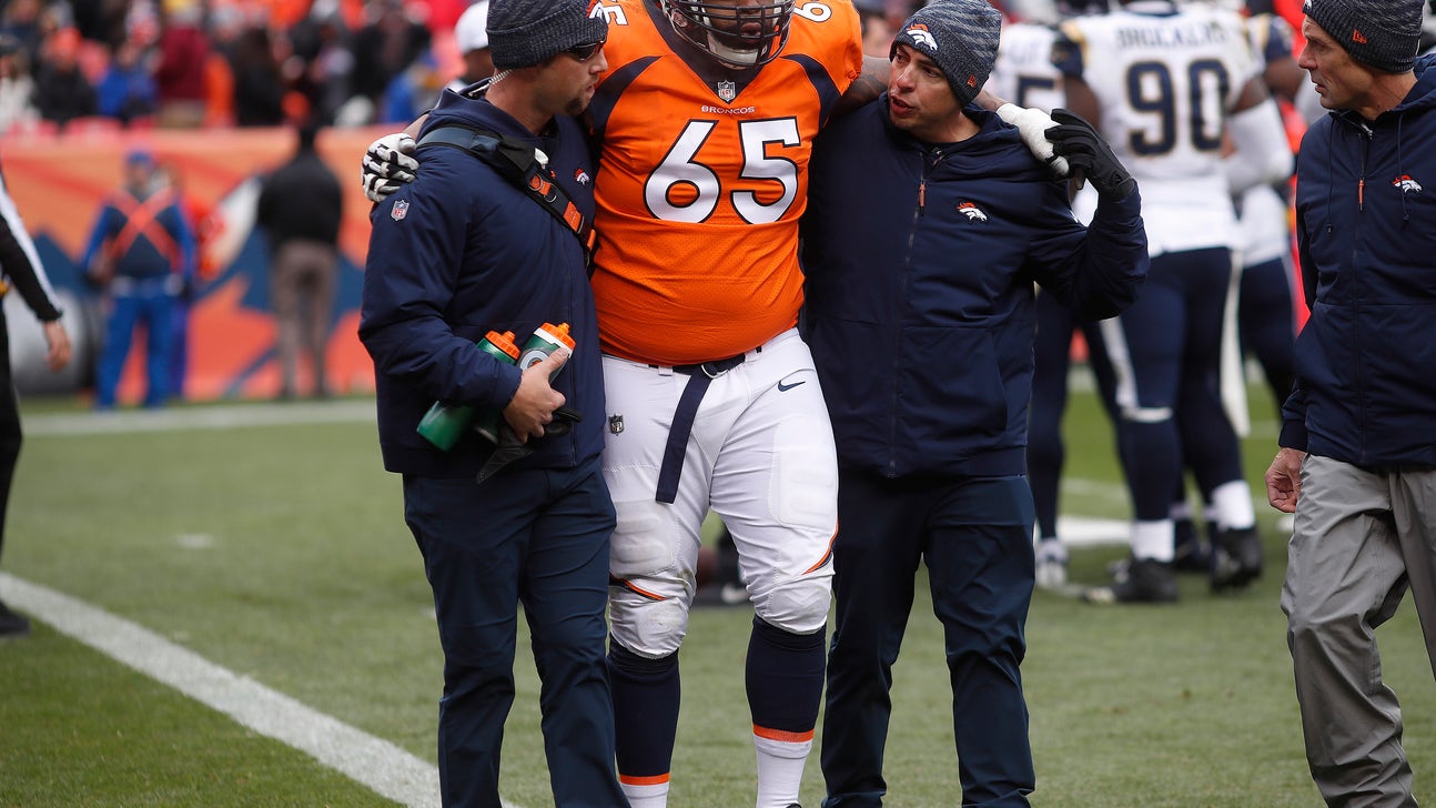 Broncos say guard Ronald Leary has torn Achilles
