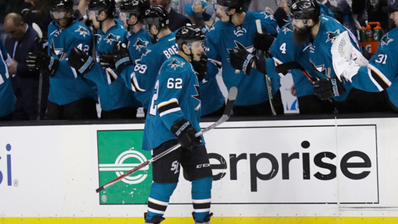 Couture, Labanc help lead Sharks past Hurricanes 4-3 (Dec 10, 2016)