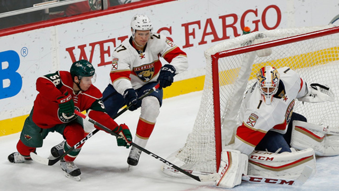 Dubnyk, 5 goal scorers push Wild over Panthers 5-1 (Dec 13, 2016)