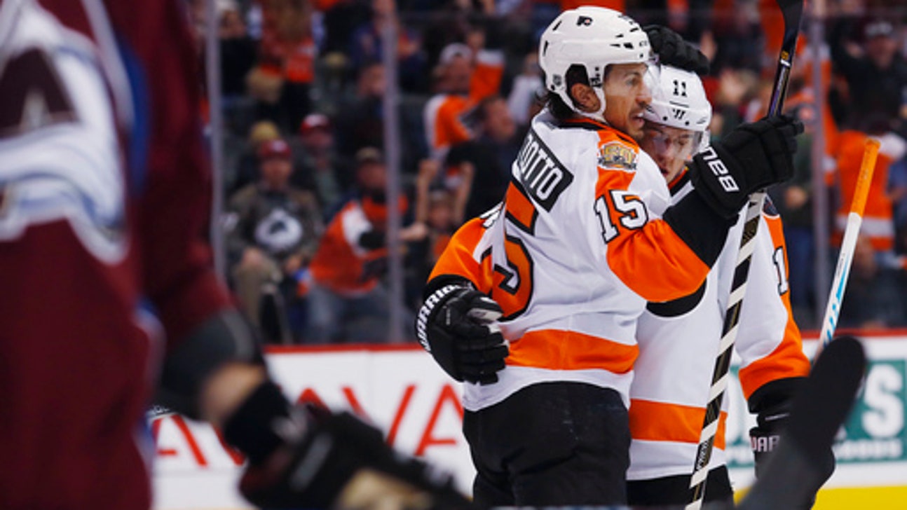 Flyers hold off Avalanche 4-3 for 10th straight win (Dec 14, 2016)