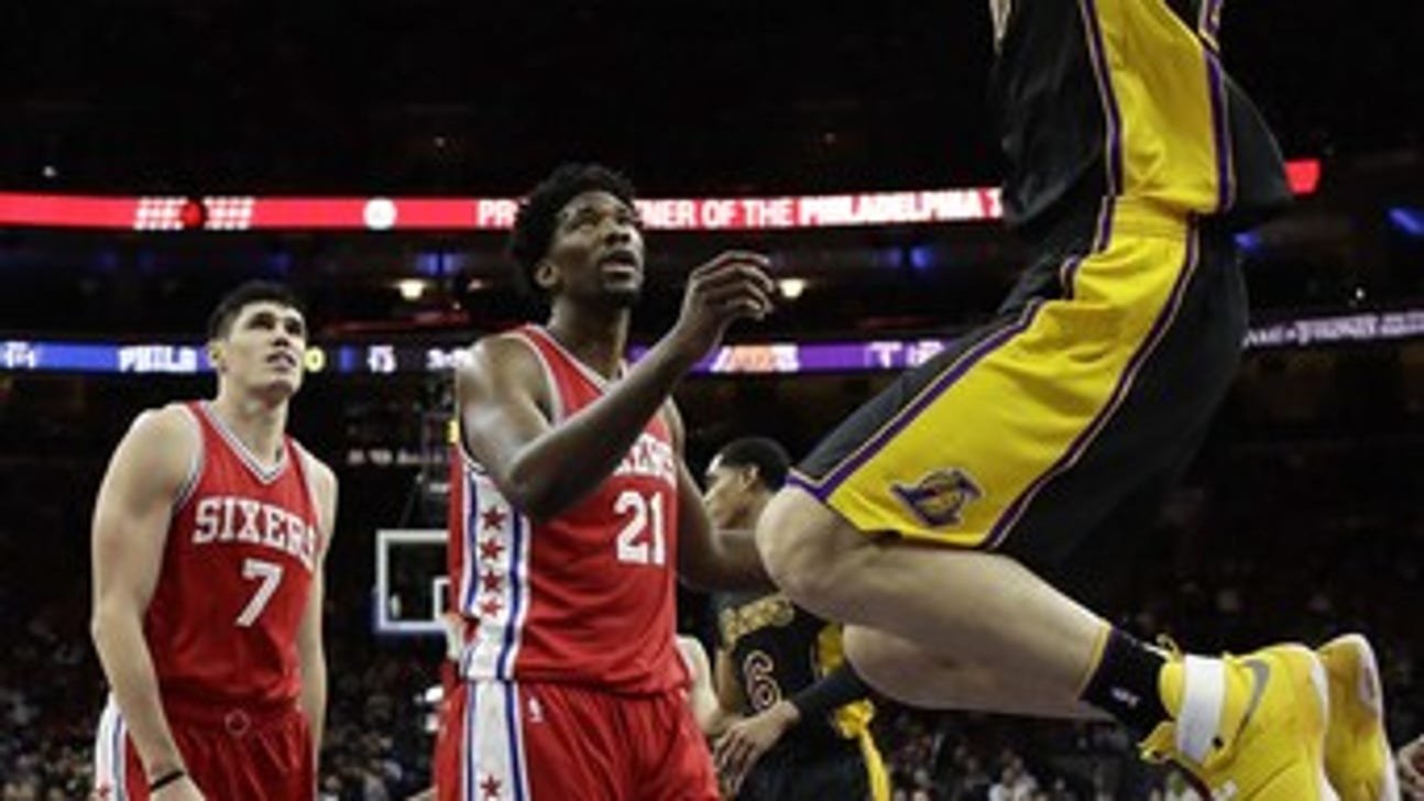 Randle, Lakers beat 76ers to snap eight-game skid (Dec 16, 2016)