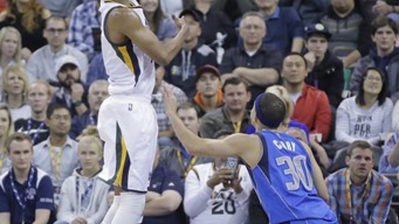 Hood hits pull-up 3 to give Jazz 103-100 win over Mavericks (Dec 16, 2016)