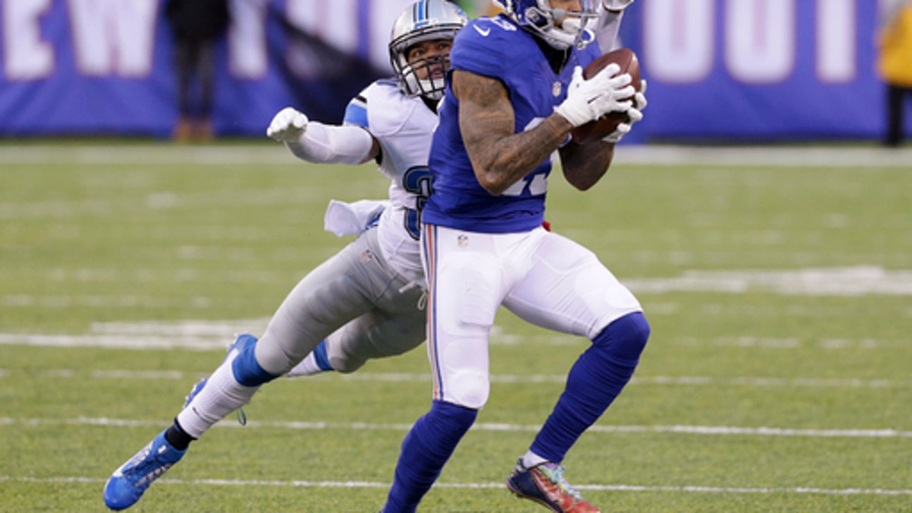 Manning's 2 TDs, Beckham one-hander lead Giants past Lions (Dec 18, 2016)