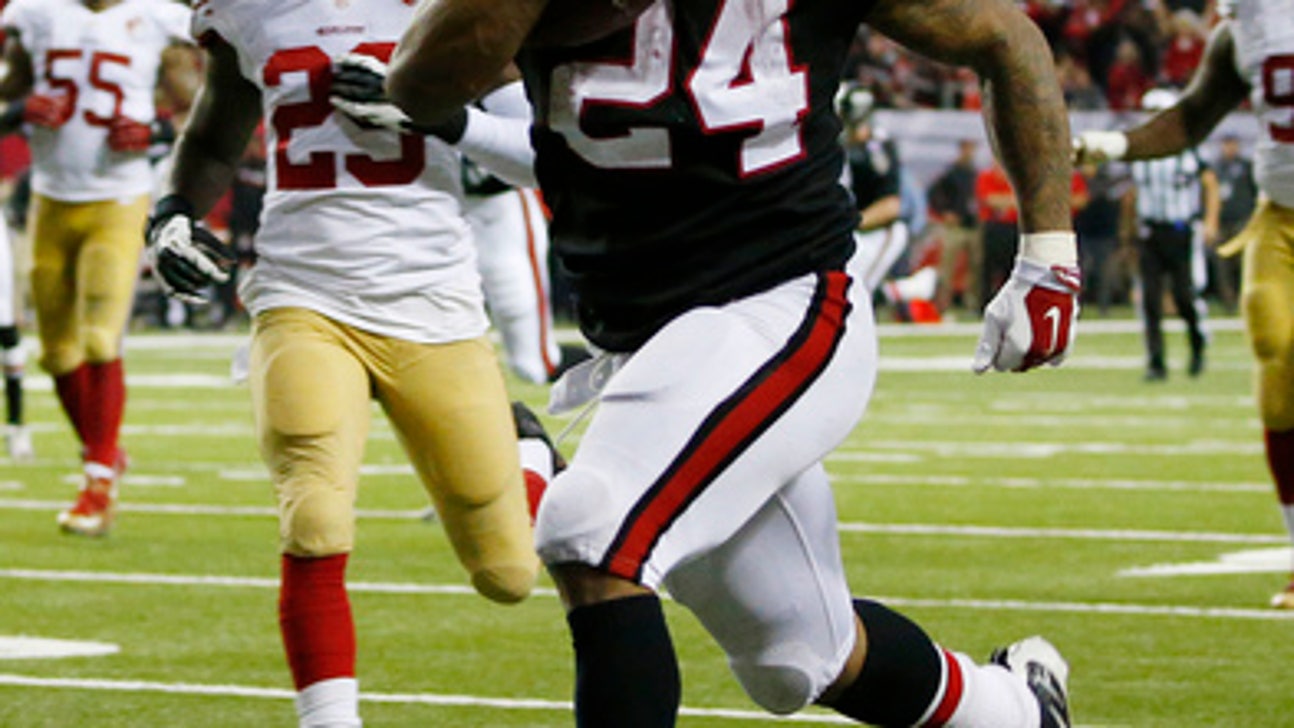 Freeman's 3 TDs lead Falcons to 41-13 rout of hapless 49ers (Dec 18, 2016)