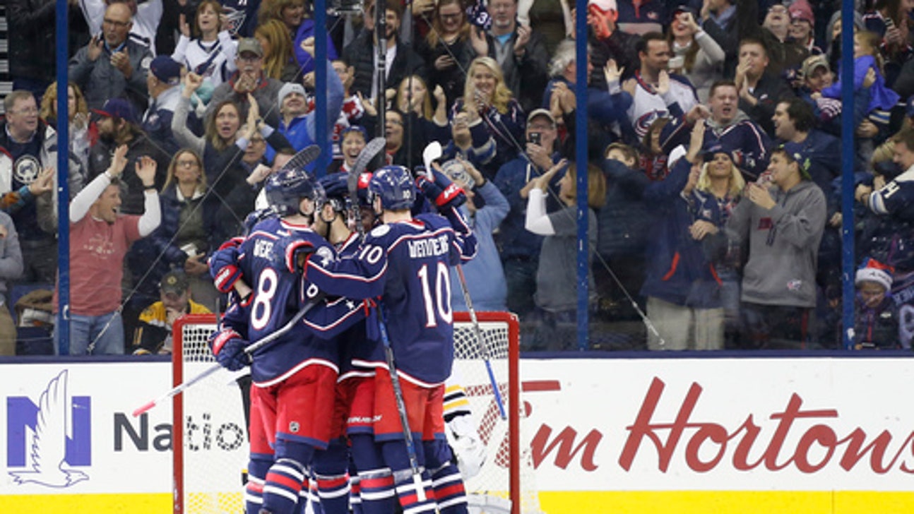 Blue Jackets push winning streak to 13 with win over Boston (Dec 27, 2016)