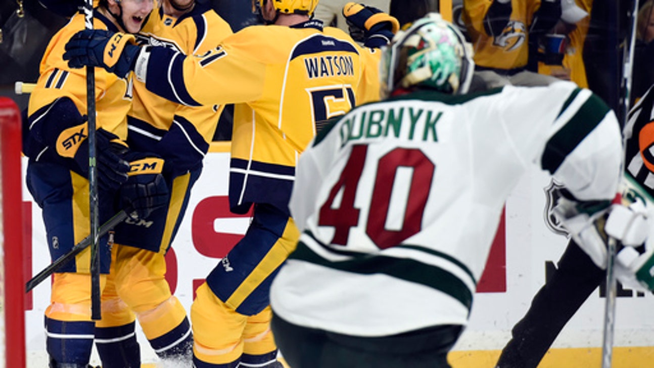 Spurgeon's OT winner leads Wild past Predators 3-2 (Dec 27, 2016)