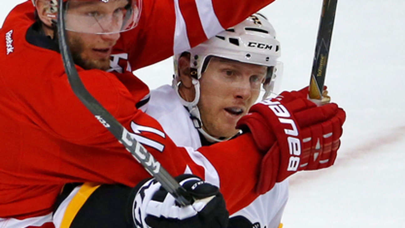 Canes' Staal returns after being kicked in face by skate