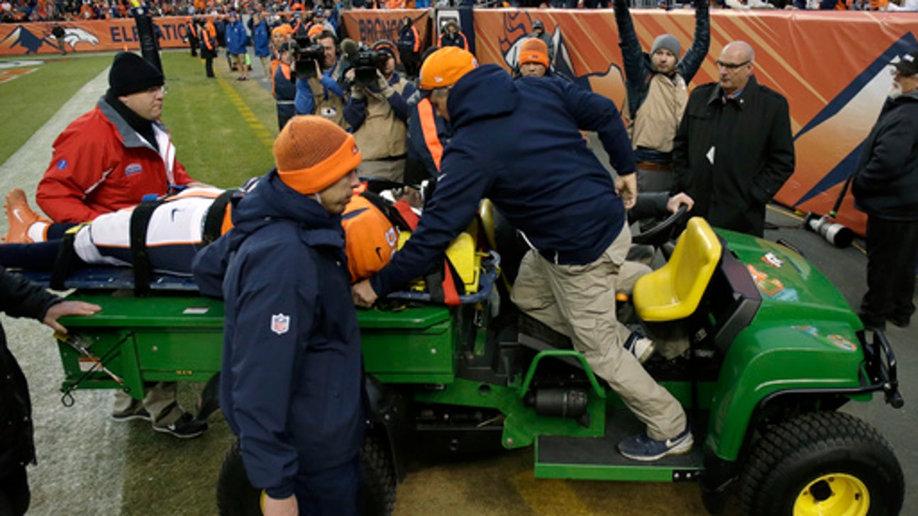 Broncos LB Zaire Anderson was temporarily paralyzed