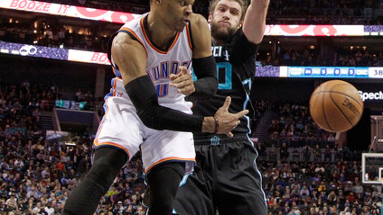 Batum scores 28 points, Hornets beat Thunder 123-112 (Jan 04, 2017)