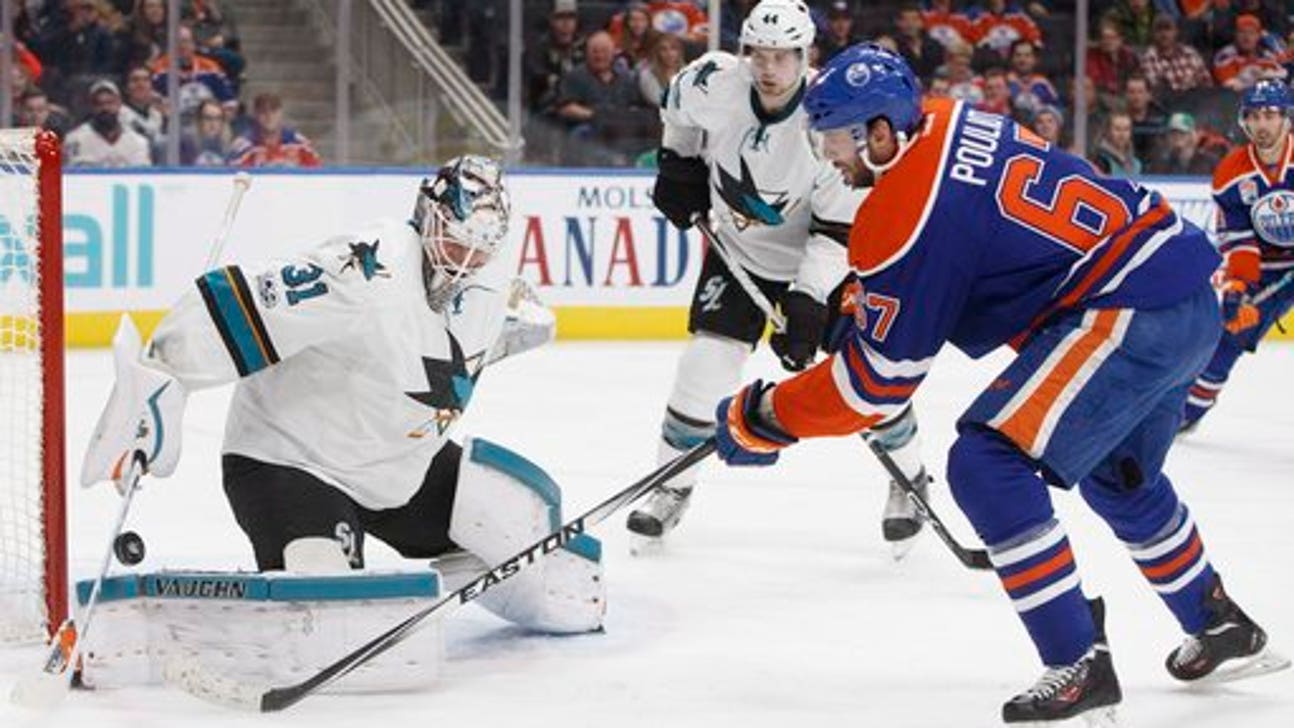 Boedker's hat trick leads Sharks to 5-3 win over Oilers (Jan 10, 2017)