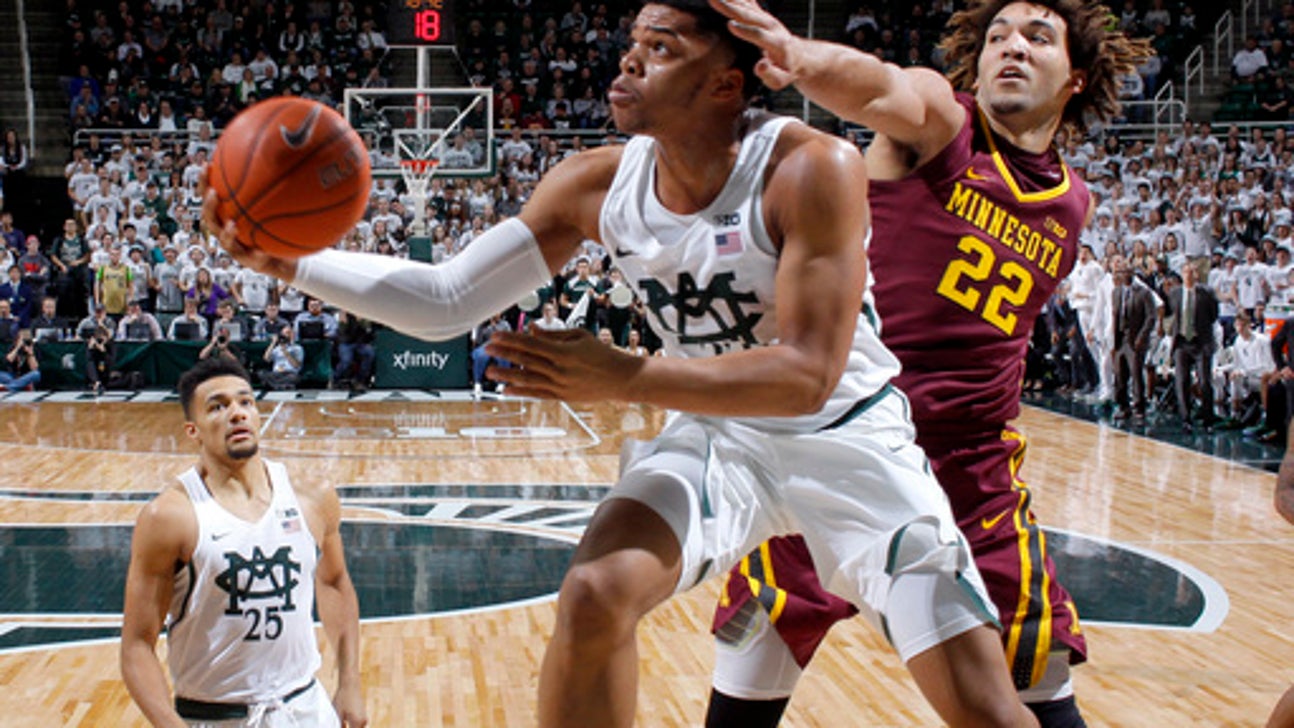 Miles Bridges-led Michigan State tops No. 24 Minnesota 65-47 (Jan 11, 2017)