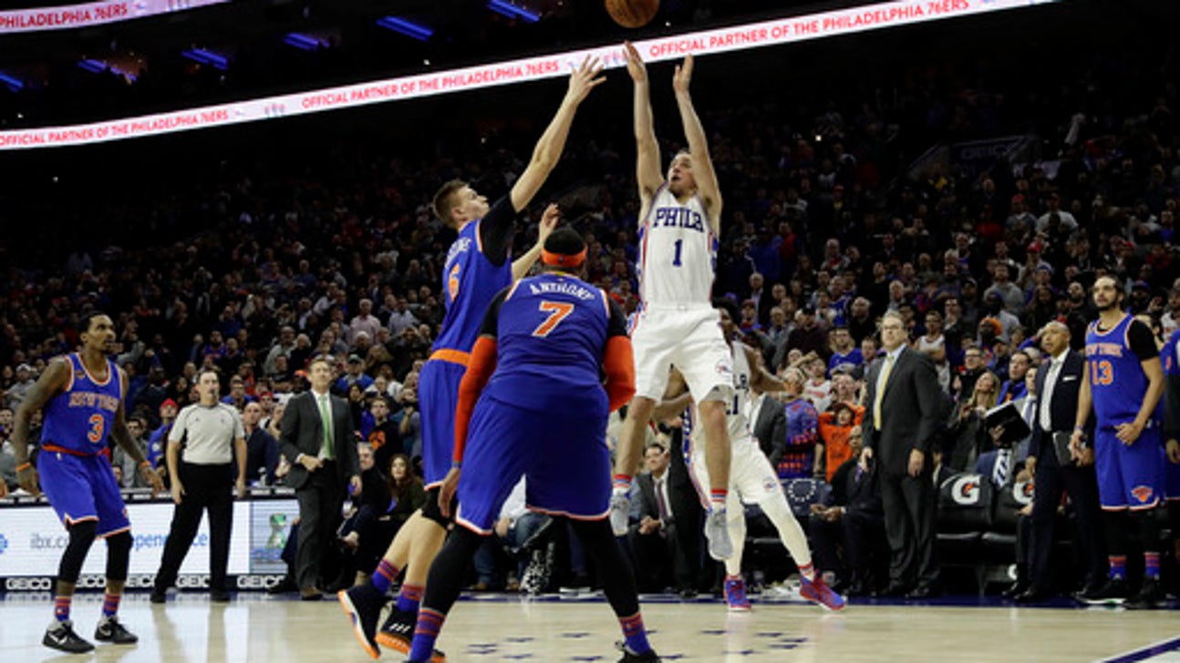 McConnell's jumper at buzzer sends 76ers past Knicks, 98-97 (Jan 11, 2017)