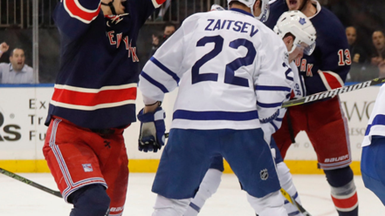 Nylander, van Riemsdyk score early, Maple Leafs beat Rangers (Jan 13, 2017)