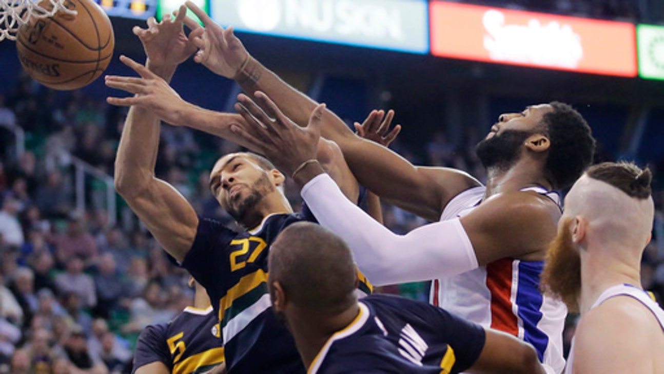 Hood's season-high 27 lead Jazz to 110-77 win over Pistons (Jan 13, 2017)