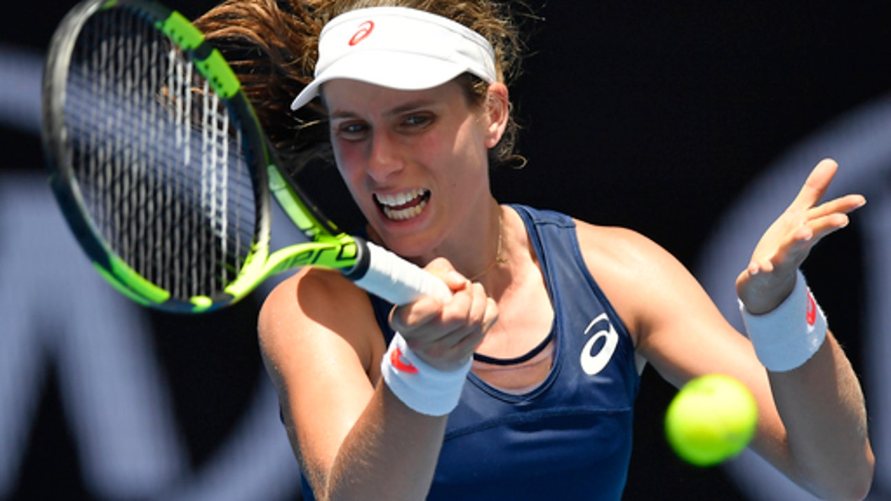 Konta kicks things off at Australian Open, Day 4