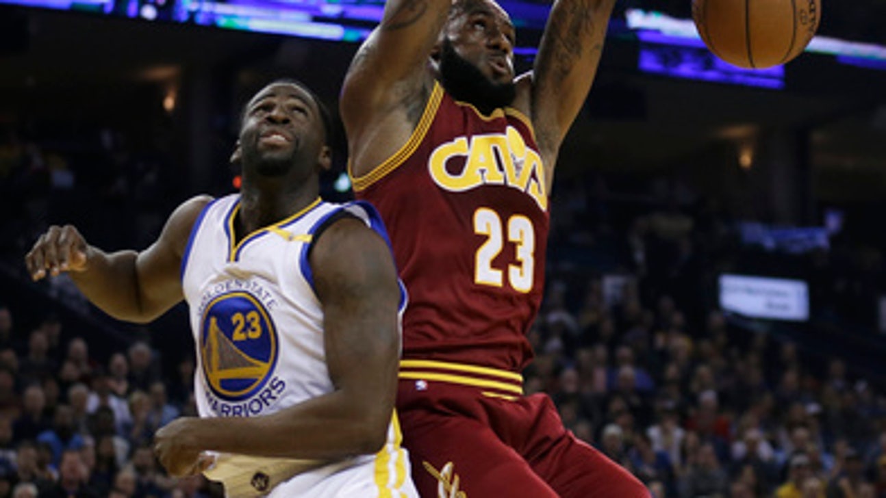 Green fouls LeBron, appears to mock him for flopping