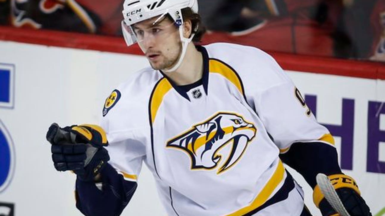 Ellis scores twice, Predators hold off late rally by Flames (Jan 19, 2017)